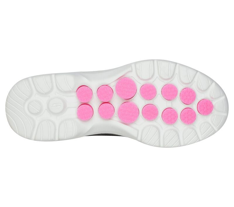 Skechers Womens GOwalk 6 Big Splash Walking Sports Shoes Black Hot Pink