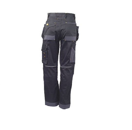 DeWalt Harrison Work Trousers Mens Stretch Cargo Pants Multi Zip Pockets Size
