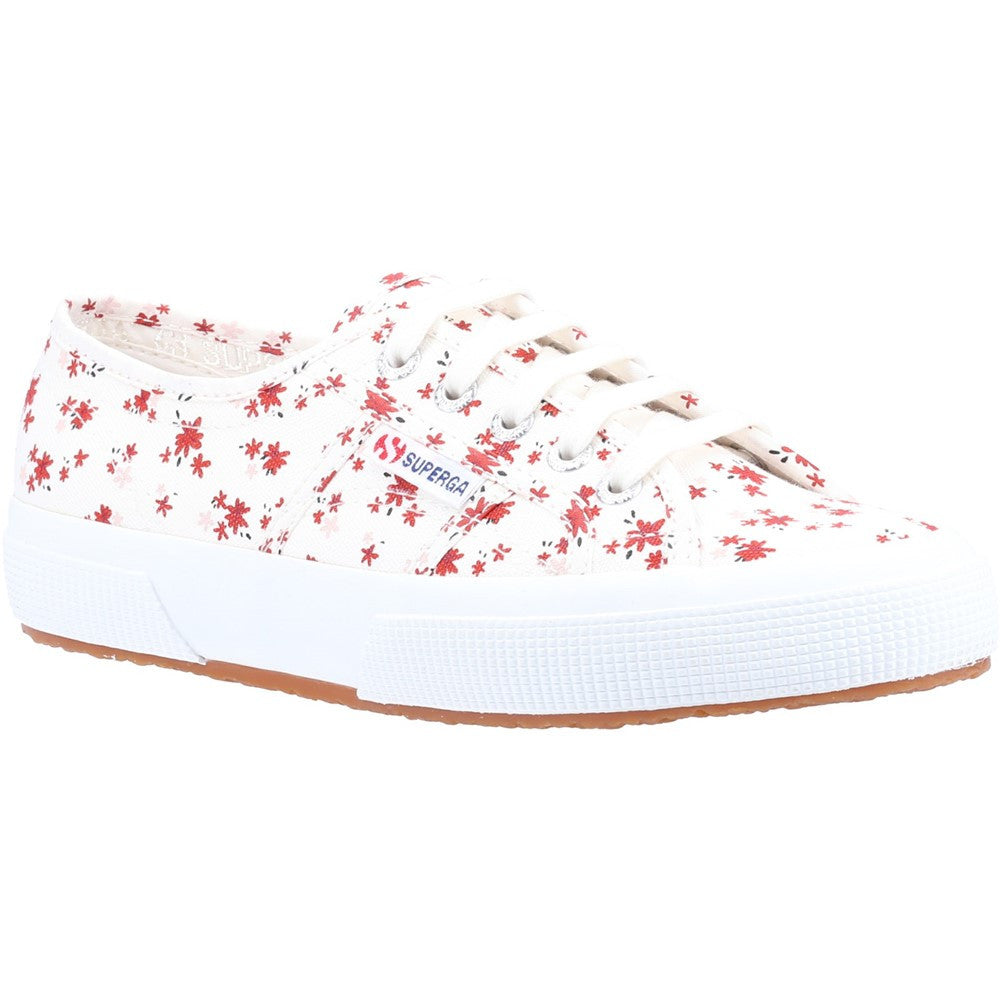 Superga 2750 Cotu Classic Womens Trainer Red Floral