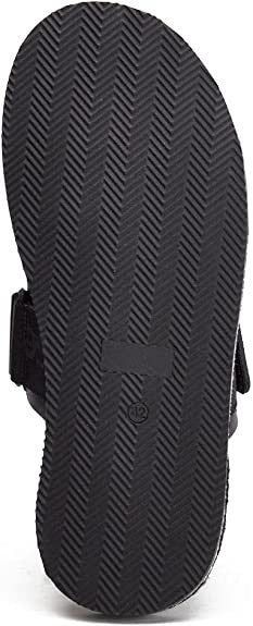 Base London Men's Katsu Leather Slip On Sandal Black