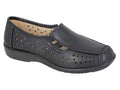 Ladies Bouelvard Side Gusset Shoes Black
