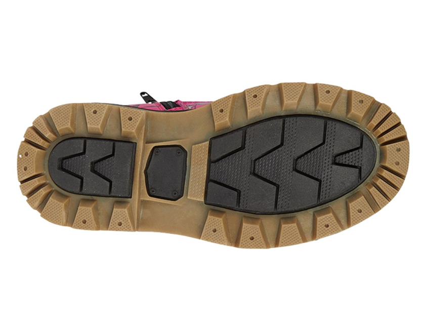 Cipriata Girls Ankle Boots Zip Up Memory Foam Women Black Pink Biker Shoes Size