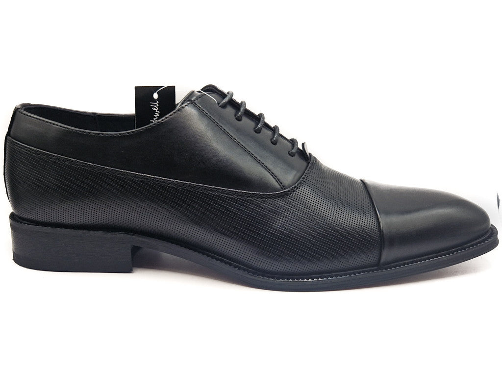 Charles Southwell Mens Oxford Smart Lace Up Shoes Black