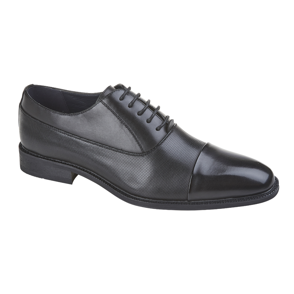 Charles Southwell Mens Oxford Smart Lace Up Shoes Black