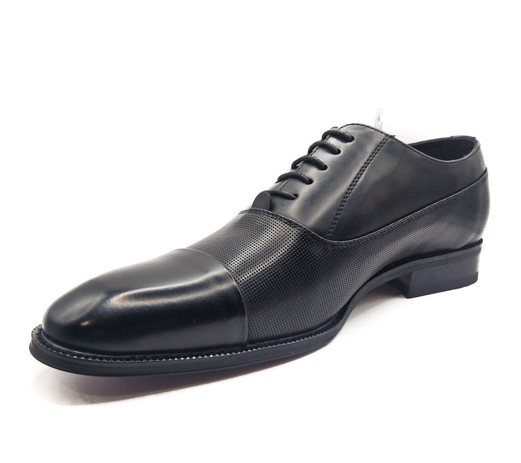 Charles Southwell Mens Oxford Smart Lace Up Shoes Black