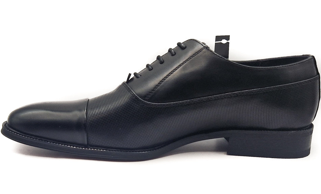 Charles Southwell Mens Oxford Smart Lace Up Shoes Black