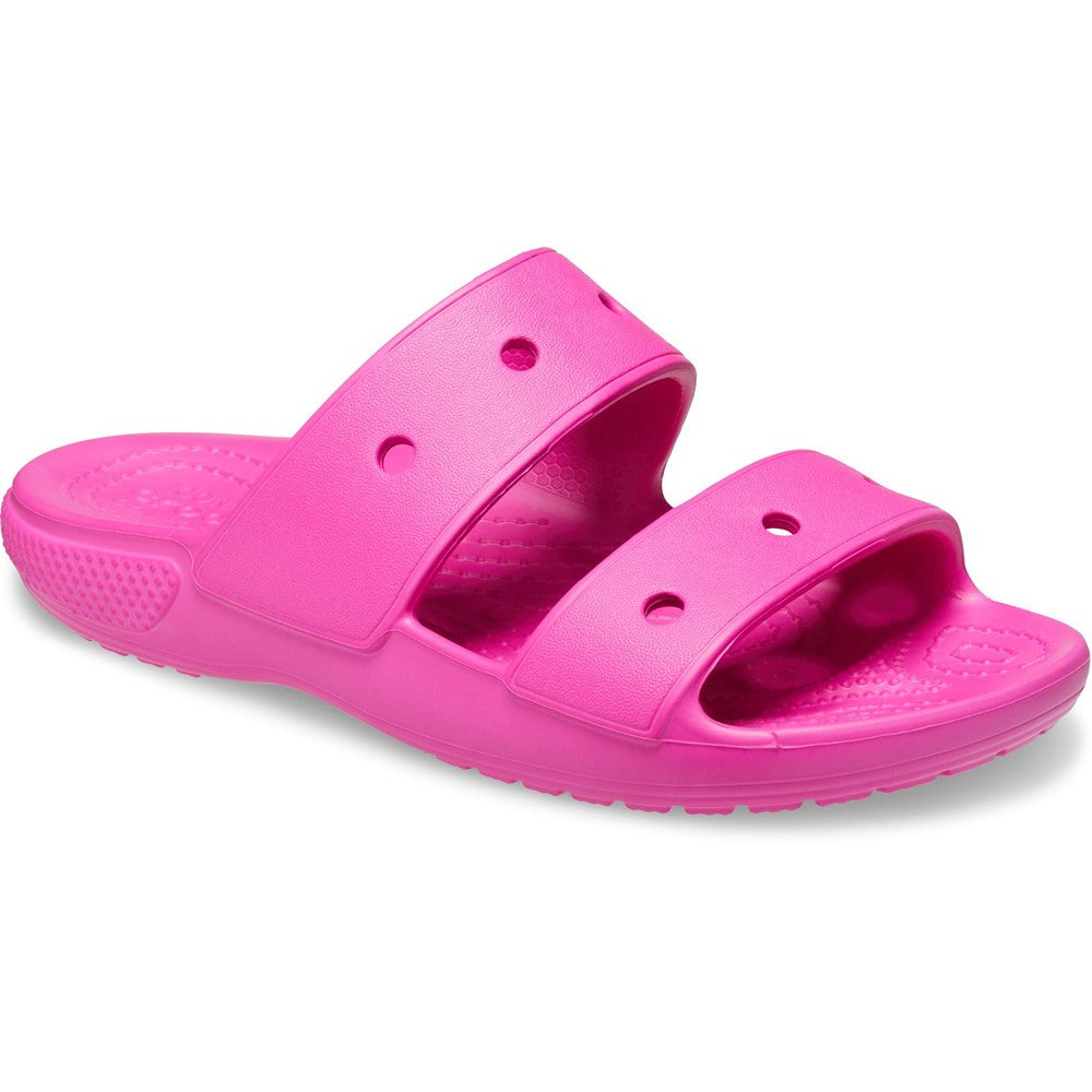 Crocs Kids Classic Boys Girls Lightweight Slide Sandals Pink Juice