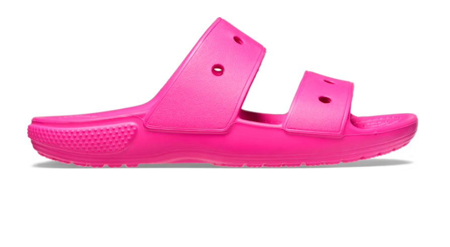 Crocs Kids Classic Boys Girls Lightweight Slide Sandals Pink Juice