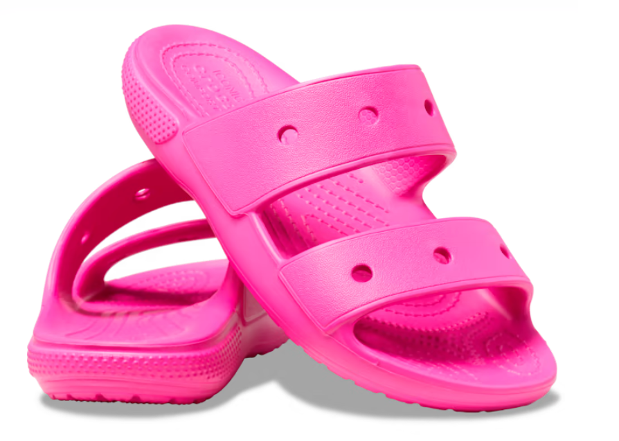 Crocs Kids Classic Boys Girls Lightweight Slide Sandals Pink Juice