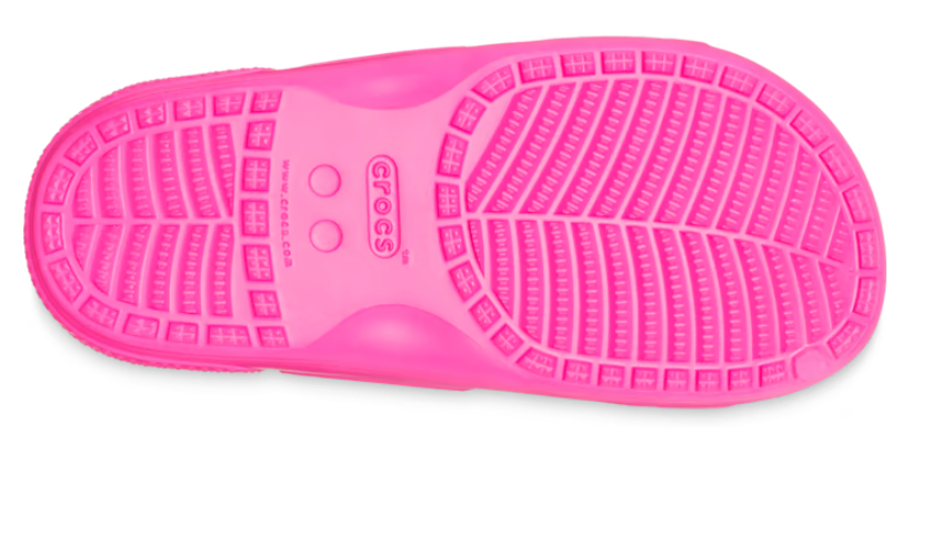 Crocs Kids Classic Boys Girls Lightweight Slide Sandals Pink Juice