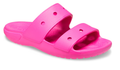 Crocs Kids Classic Boys Girls Lightweight Slide Sandals Pink Juice