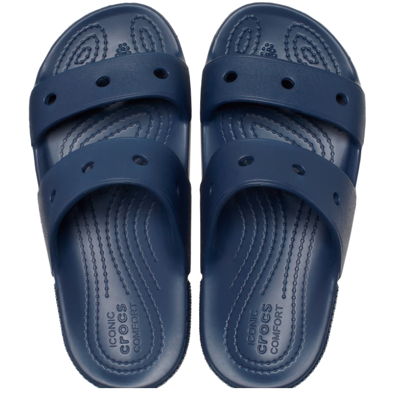 Crocs Kids Classic Boys Girls Lightweight Slide Sandals Navy
