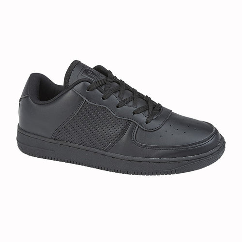 DEK Women's Skate Trainers Casual Lace Up Shoes Black