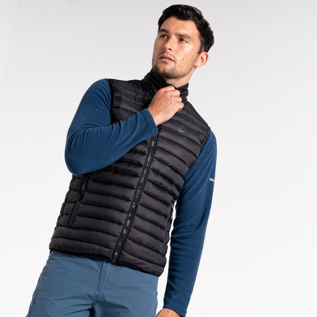 Dare2B Mens Insulated Quilted Bodywarmer Resistant Padded Warm Gilet Size