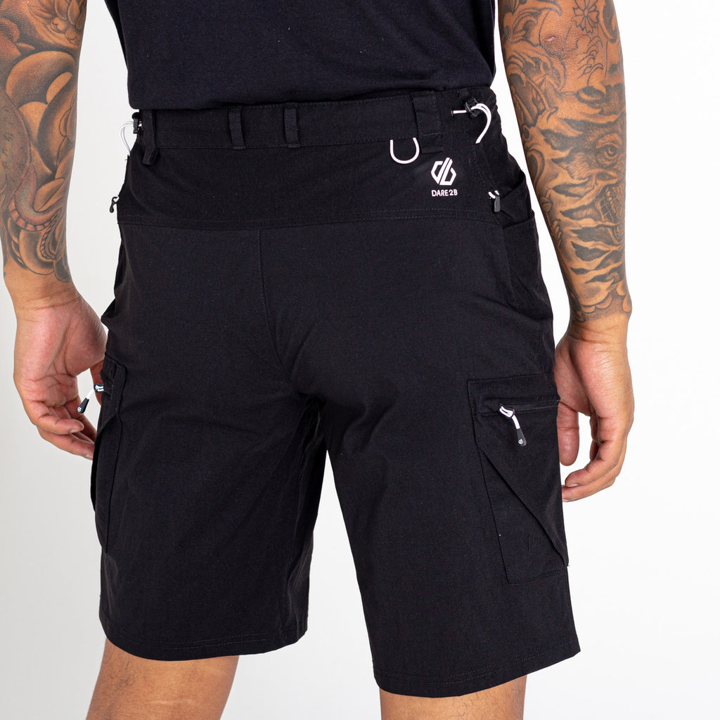 Dare2B Mens Tuned In II Shorts Black
