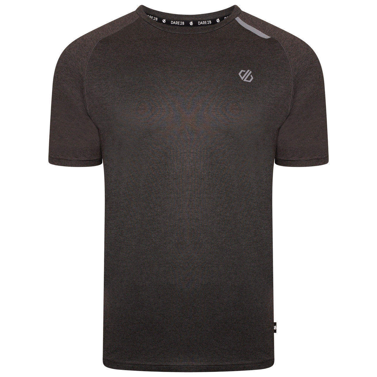 Dare2B Persist Tee Men's Crew Top Breathable T Shirt Black Marl