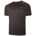 Dare2B Persist Tee Men's Crew Top Breathable T Shirt Black Marl