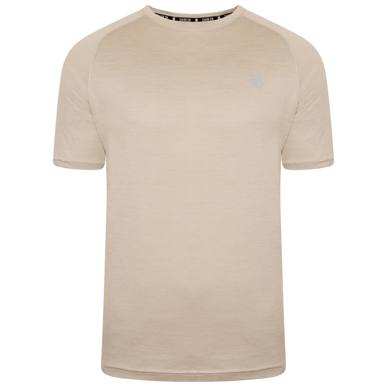 Dare2B Persist Tee Men's Crew Top Breathable T Shirt Willow Grey Marl