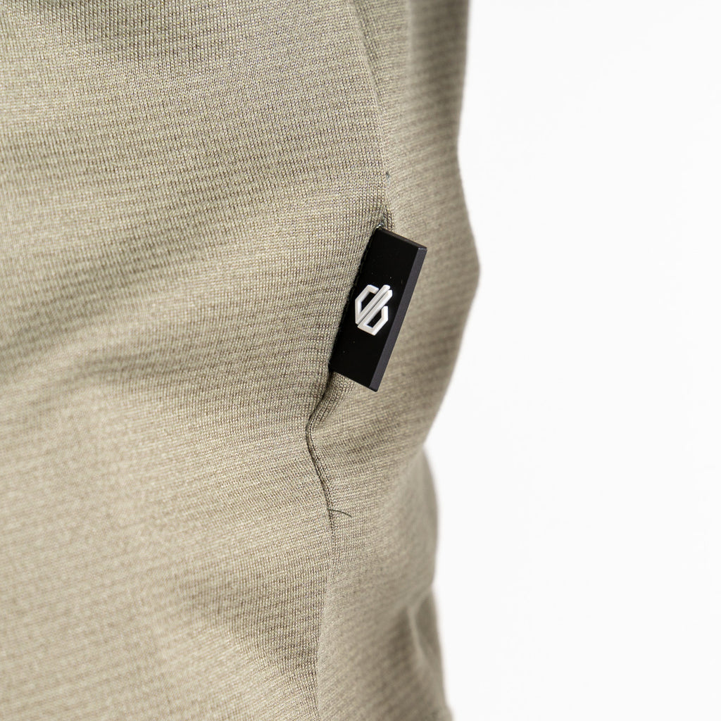 Dare2B Persist Tee Men's Crew Top Breathable T Shirt Oil Green Marl