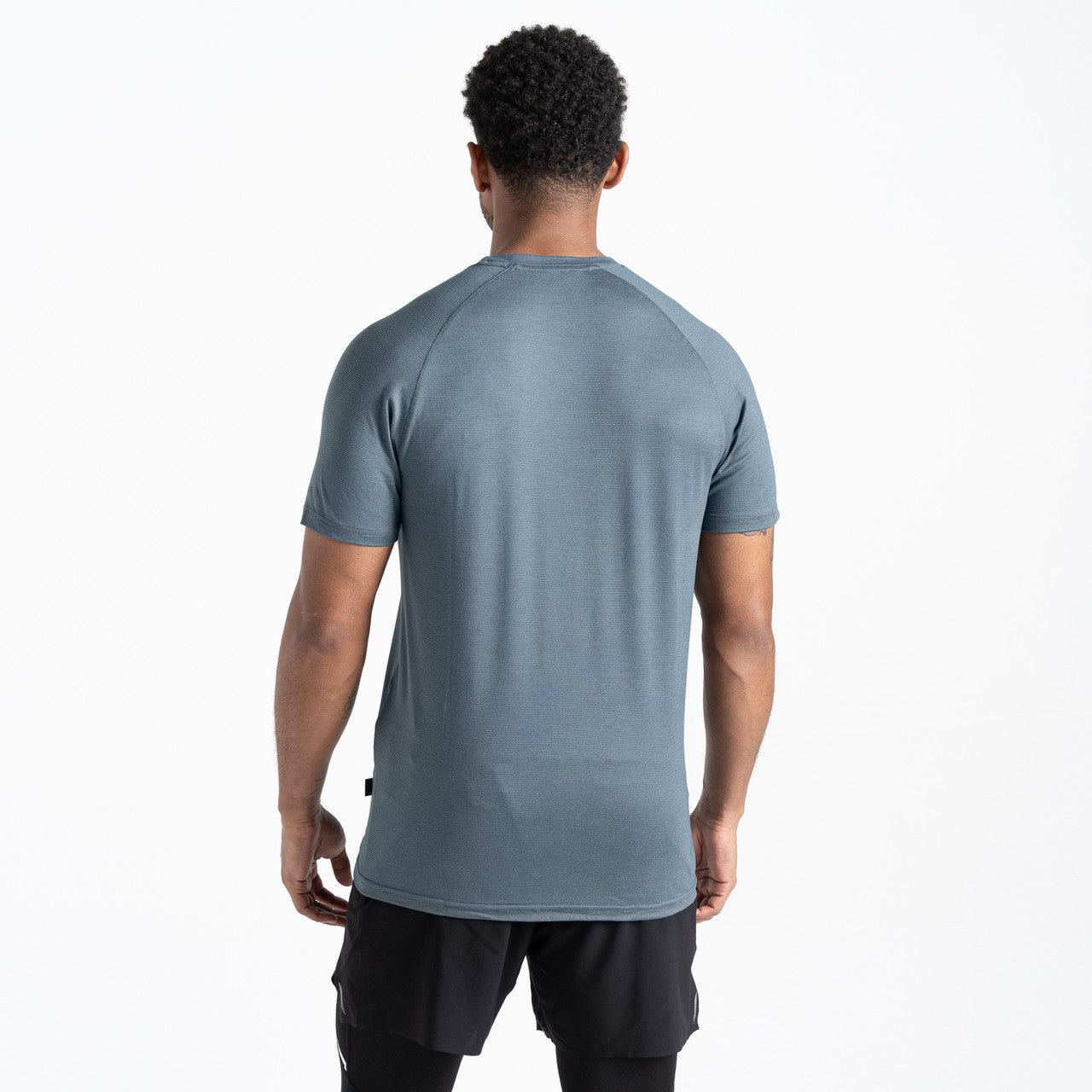 Dare2B Persist Tee Men's Crew Top Breathable T Shirt Orion Grey Marl