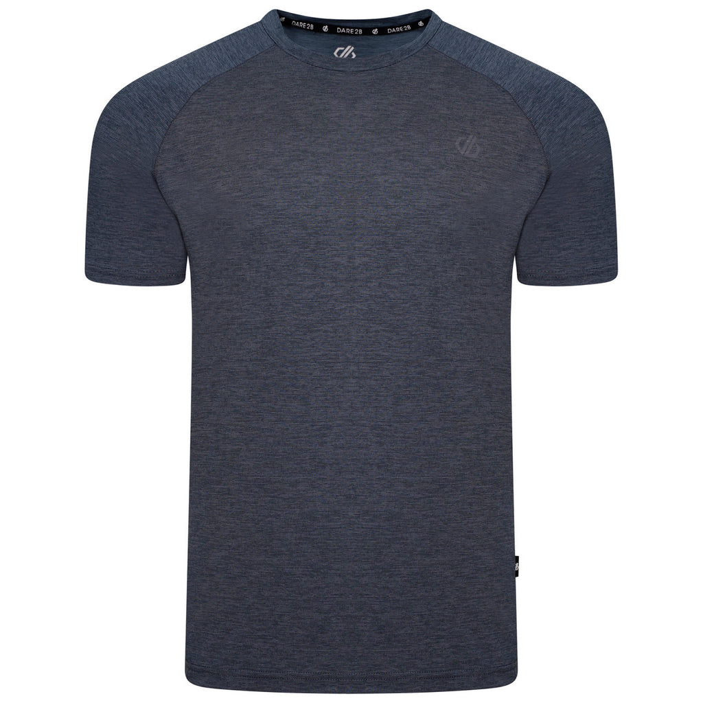 Dare2B Persist Tee Men's Crew Top Breathable T Shirt Orion Grey Marl