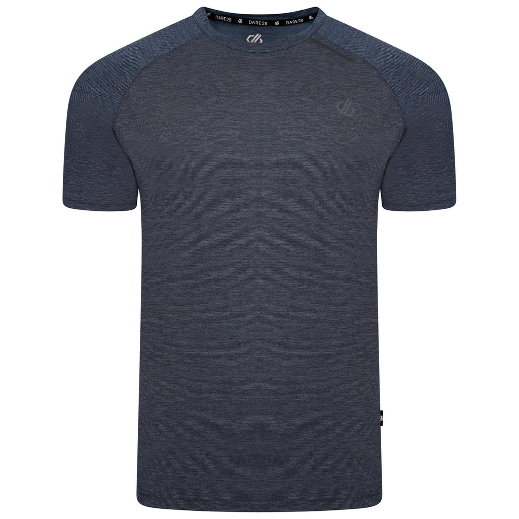 Dare2B Persist Tee Men's Crew Top Breathable T Shirt Orion Grey Marl