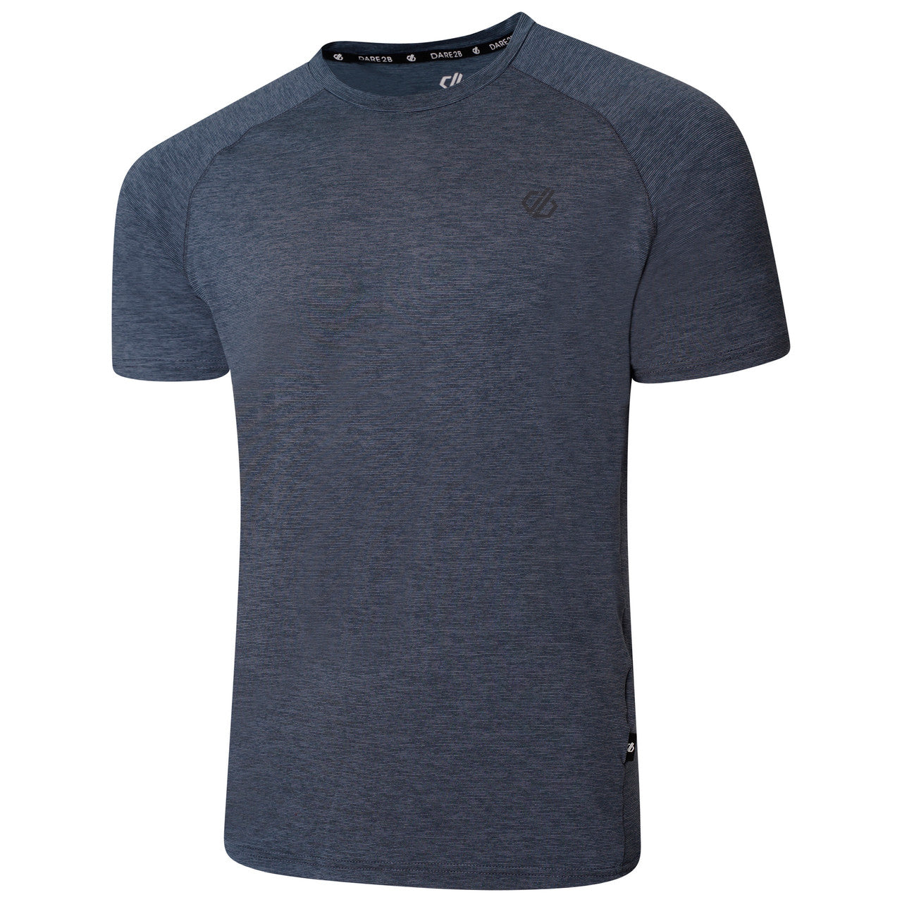 Dare2B Persist Tee Men's Crew Top Breathable T Shirt Orion Grey Marl