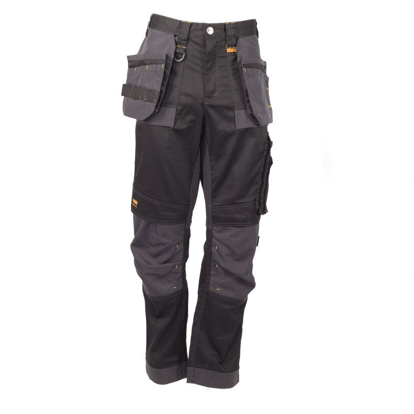 DeWalt Harrison Work Trousers Mens Stretch Cargo Pants Multi Zip Pockets Size