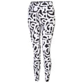 Dare 2b Women's Influential Tight Gym Leggings Black & White Grafitti