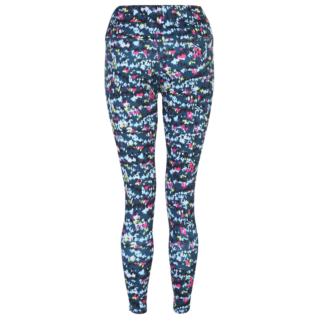 Dare 2b Women's Influential Tight Gym Leggings Capri Moonlight Denim Dash