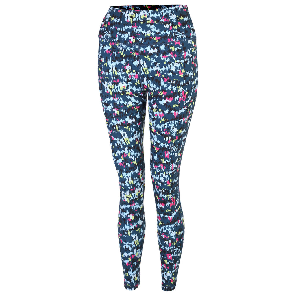 Dare 2b Women's Influential Tight Gym Leggings Capri Moonlight Denim Dash