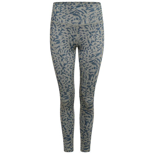 Dare 2b Women's Influential Tight Gym Leggings Capri Lilypad Green Animal