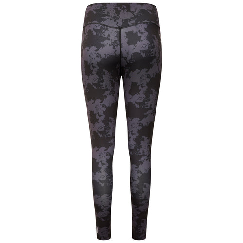 Dare2B Women's Influential Tight Gym Leggings Black Mirage
