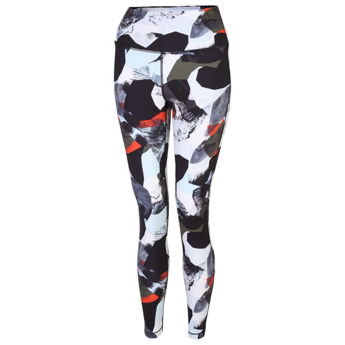 Dare 2b Women's Influential Tight Gym Leggings Lichen Green Abstract