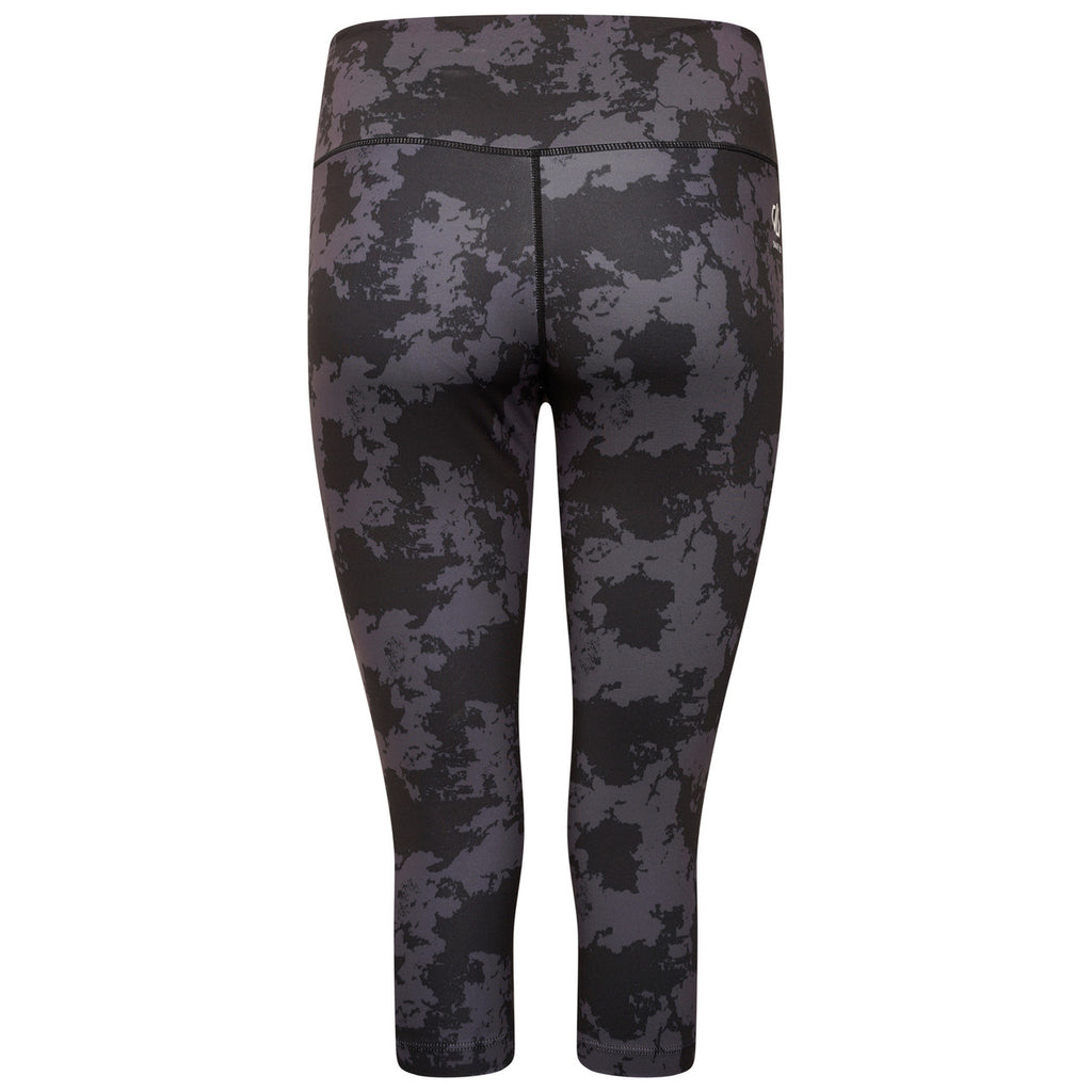 Dare2B Women's Influential Tight Gym Leggings Black Mirage