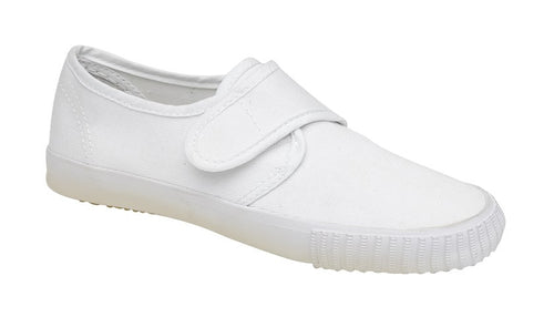 Dek Boys Girls Plimpsoll Shoes Kids Canvas Casual Pumps Strap PE Plimsoll Size