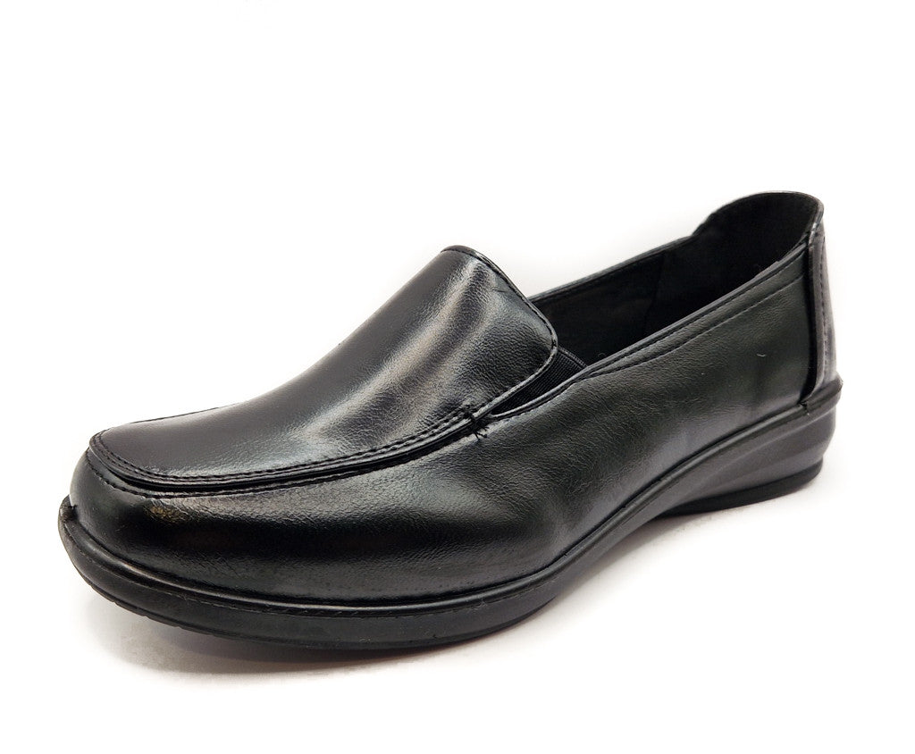 Dr Lightfoot Womens Memory Foam Slip On Shoes Black