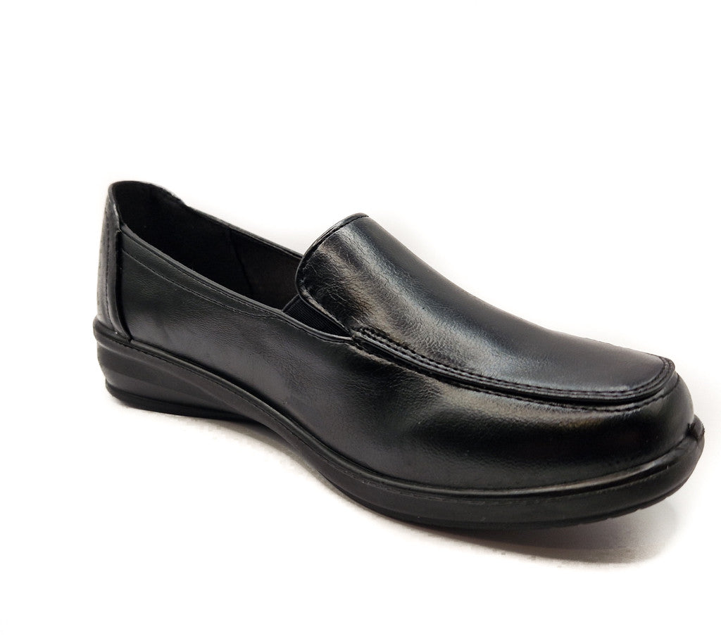 Dr Lightfoot Womens Memory Foam Slip On Shoes Black