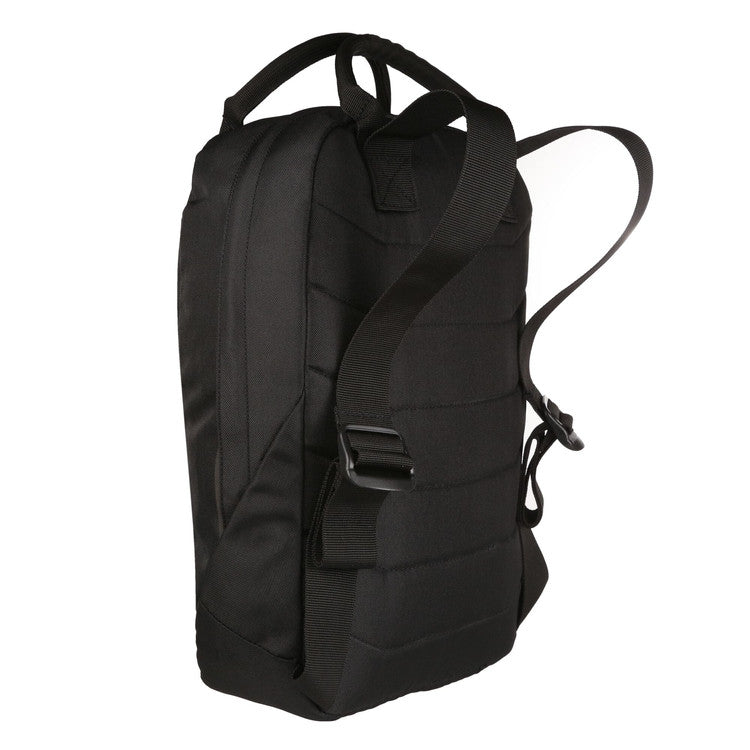 Regatta 12 Litre Canvas Backpack Rucksack Work Sports Travel Hiking School Bag - Black