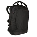 Regatta 12 Litre Canvas Backpack Rucksack Work Sports Travel Hiking School Bag - Black