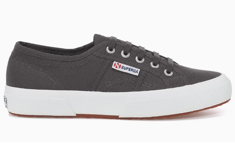 Superga 2750 Cotu Classic Womens Trainer Dark Grey Iron