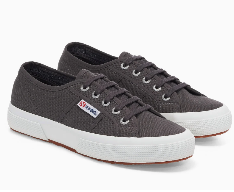 Superga 2750 Cotu Classic Womens Trainer Dark Grey Iron