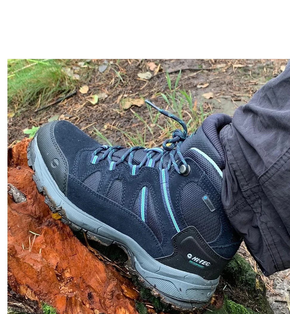 Hi-Tec Womens Walking Boots Mid Lace Up Lite Waterproof Hiking Shoes Size 3-8