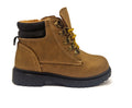 Girls Biker Winter Ankle Boots Tan