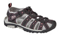 PDQ Womens Hiking Sandal Closed Toe Ladies Beach Trail Trekking Travel Shoe Black Pink