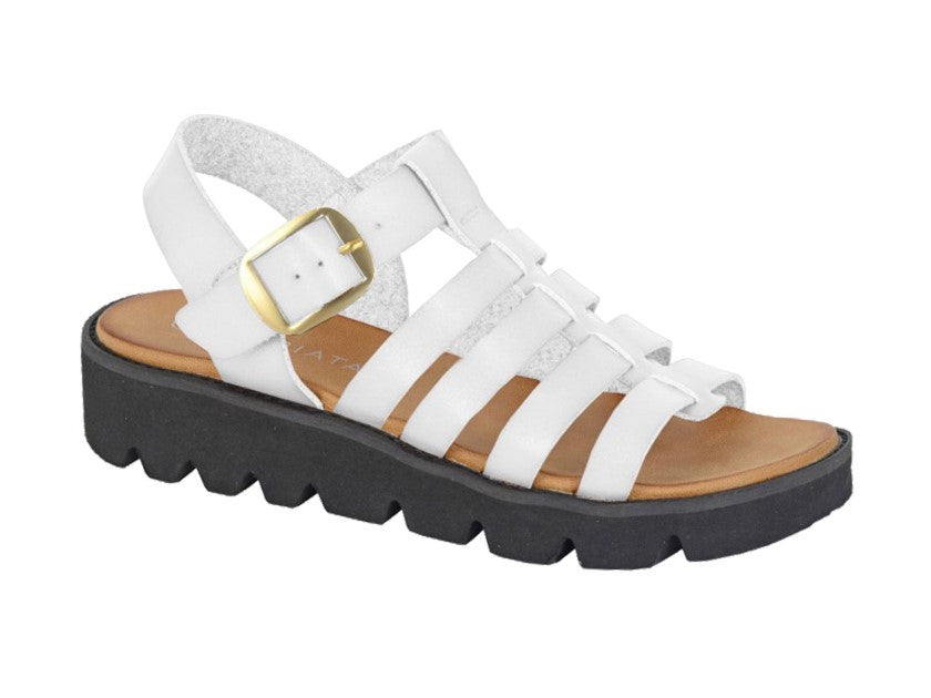 Women's Gladiator ChunkySandals White
