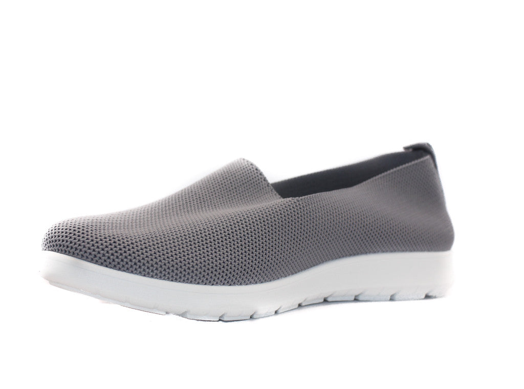 Ladies Slip On Comfortable Breathable Running Trainers Grey