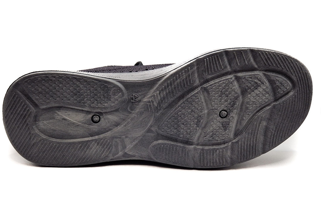 Mens Casual Sports Mesh Elasticated Trainers Shoes Grey