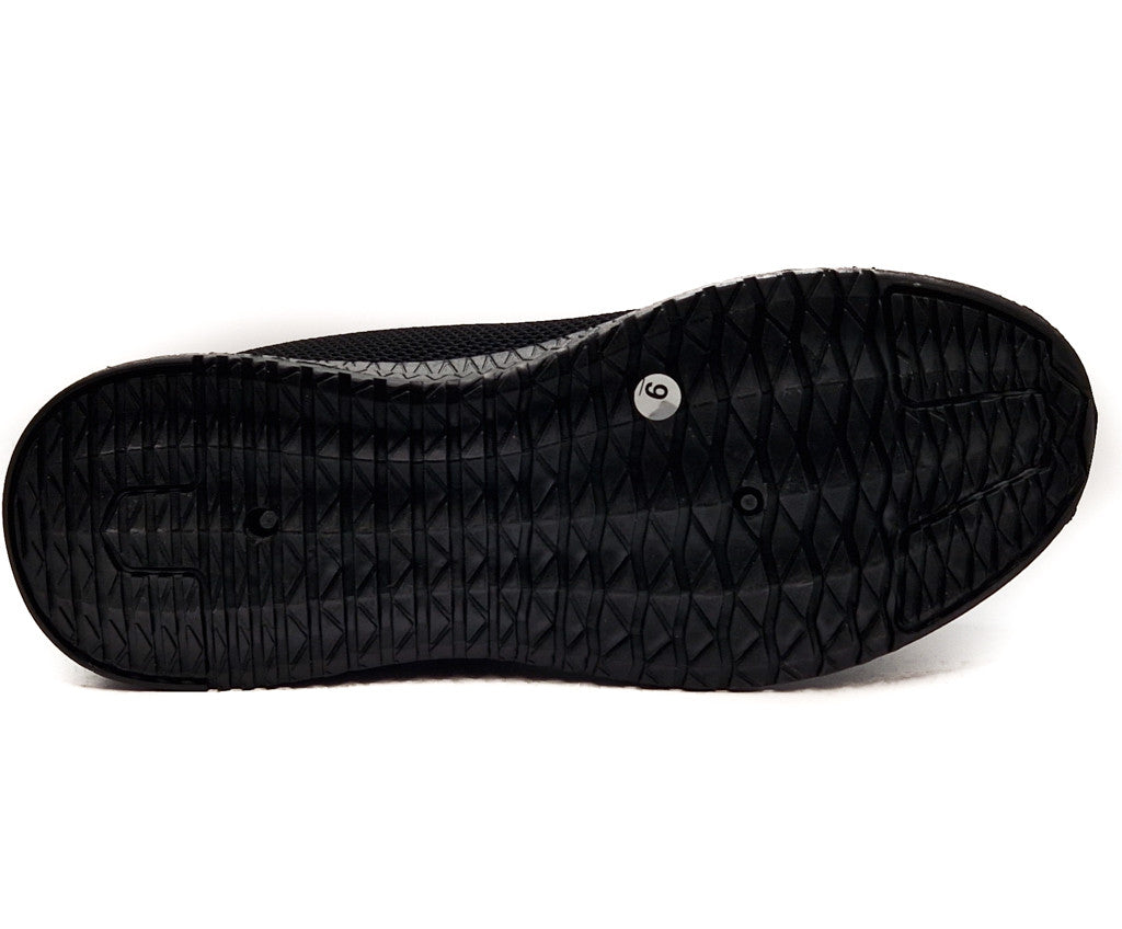 Mens Casual Sports Mesh Trainers Shoes Black