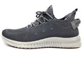 Mens Casual Sports Mesh Trainers Shoes Grey